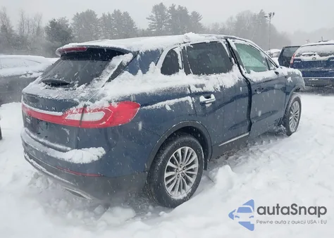 2017 Lincoln Mkx Select z USA, uszkodzony, nr VIN 2LMPJ8KR5HBL32516